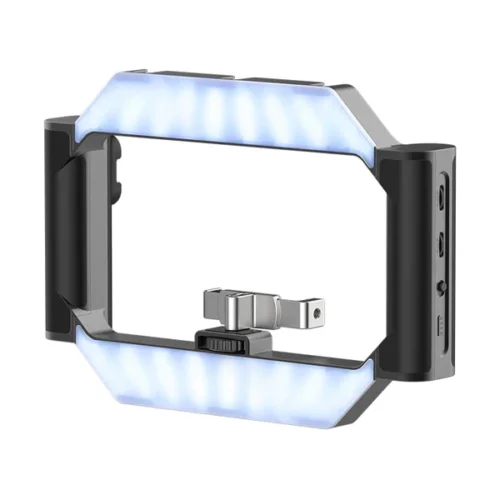 Ulanzi U-Rig Light ด้ามจับสำหรับสมาร์ทโฟน มาพร้อมกับไฟ LED เพิ่มความสว่าง และมาพร้อมรีโมทบูลทูธ