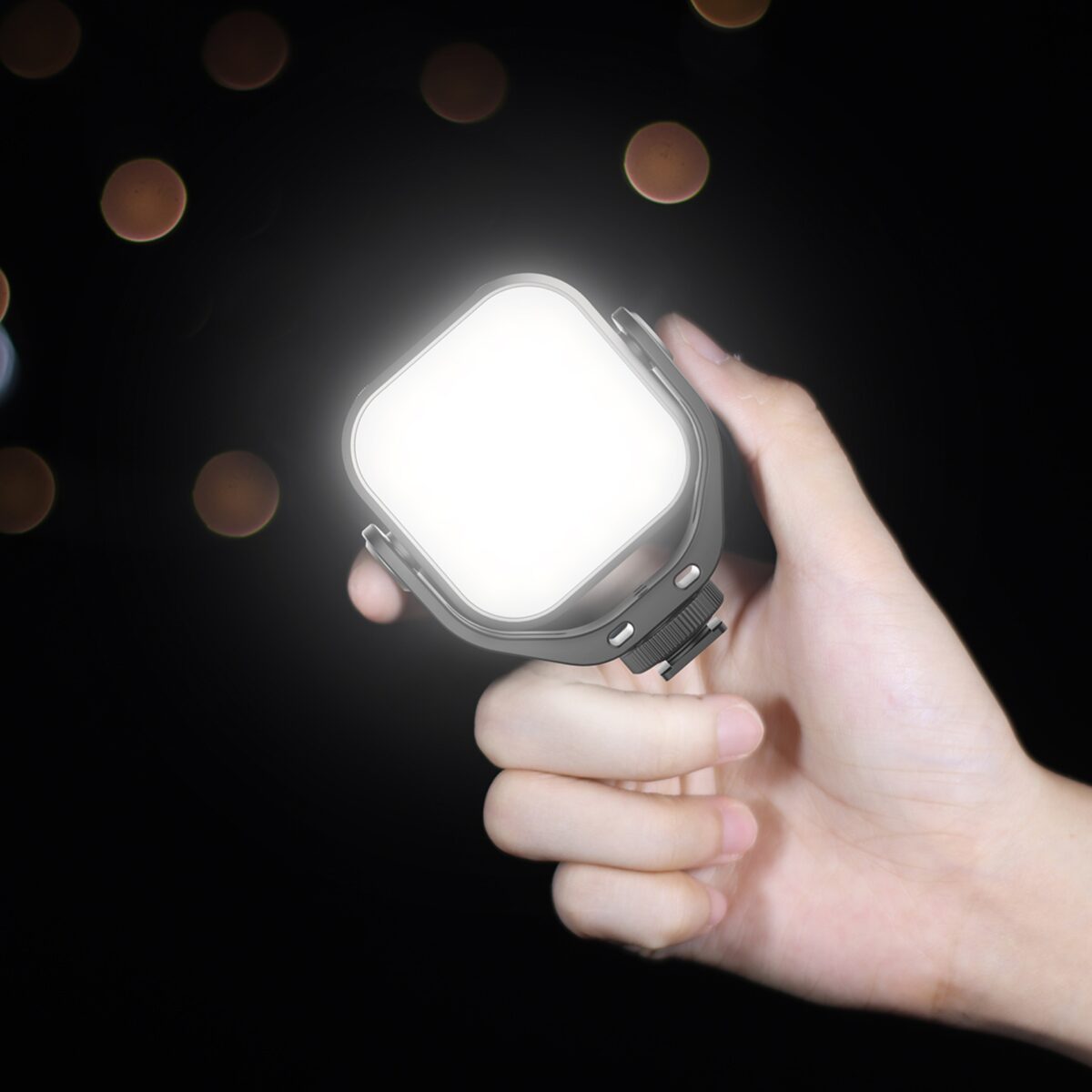 Ulanzi VL66 ไฟ LED ติดหัวกล้อง ขนาดเล็กพกพาสะดวก หมุนได้ 360 องศา