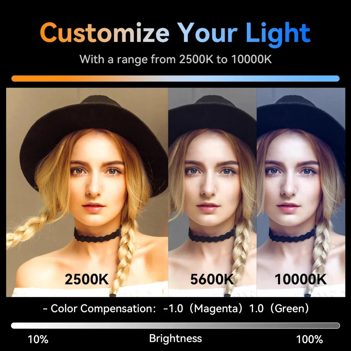 Ulanzi ไฟ LED RGB VL360 Light Stick 38W ไฟถ่ายวิดีโอ