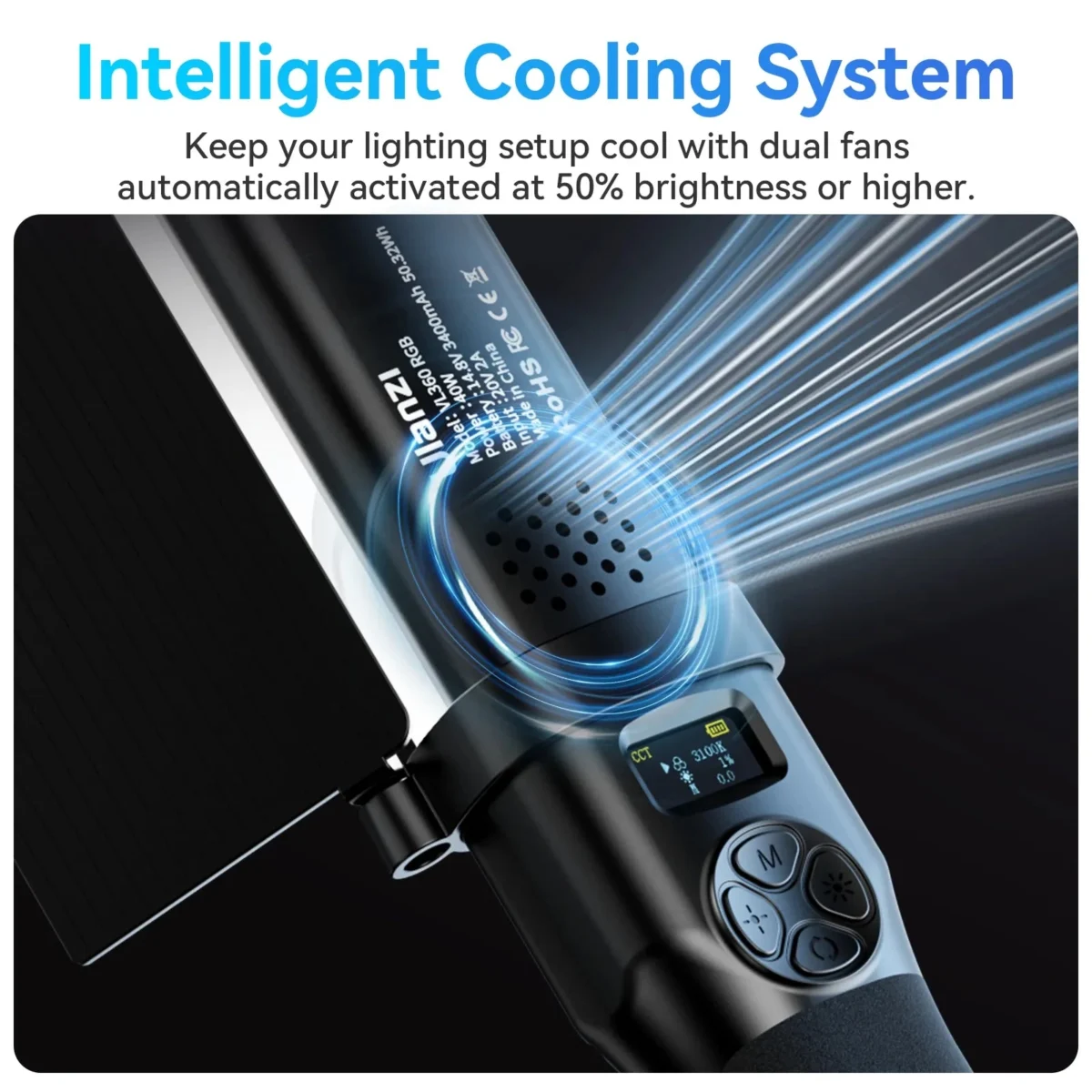 Ulanzi ไฟ LED RGB VL360 Light Stick 38W ไฟถ่ายวิดีโอ
