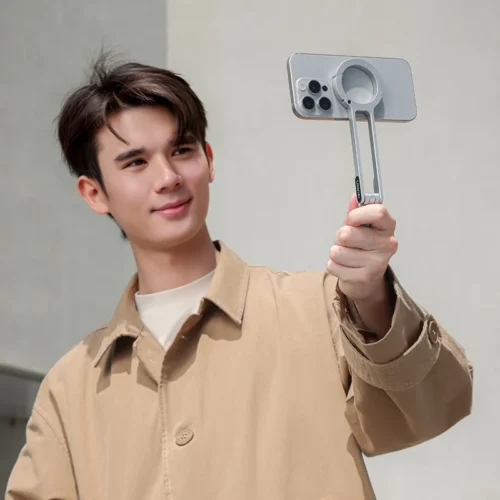 Ulanzi MA30 ขาตั้งมือถือ MagSafe พับได้ แบบ Carabiner ขาตั้ง iPhone ไม้เซลฟี่ Vlog