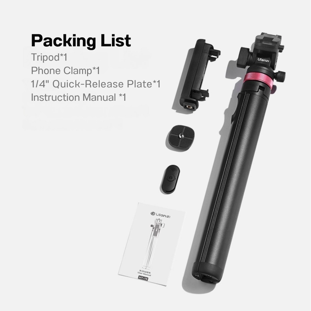 Ulanzi ขาตั้งมือถือ MT78 V2 Monopod For Smartphone ไม้เซลฟี่ ขาตั้งกล้อง ขนาดพกพา