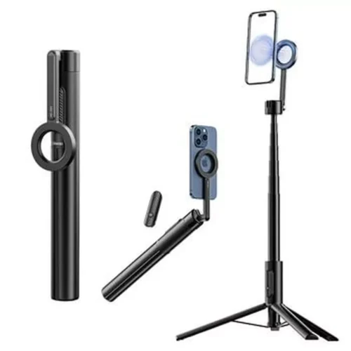 Ulanzi MG002 Magnetic Phone Selfie Stick Tripod Max M001 ไม้เซลฟี่ สำหรับสมาร์ทโฟน มีระบบ Magsafe พร้อมขาตั้งและรีโมท