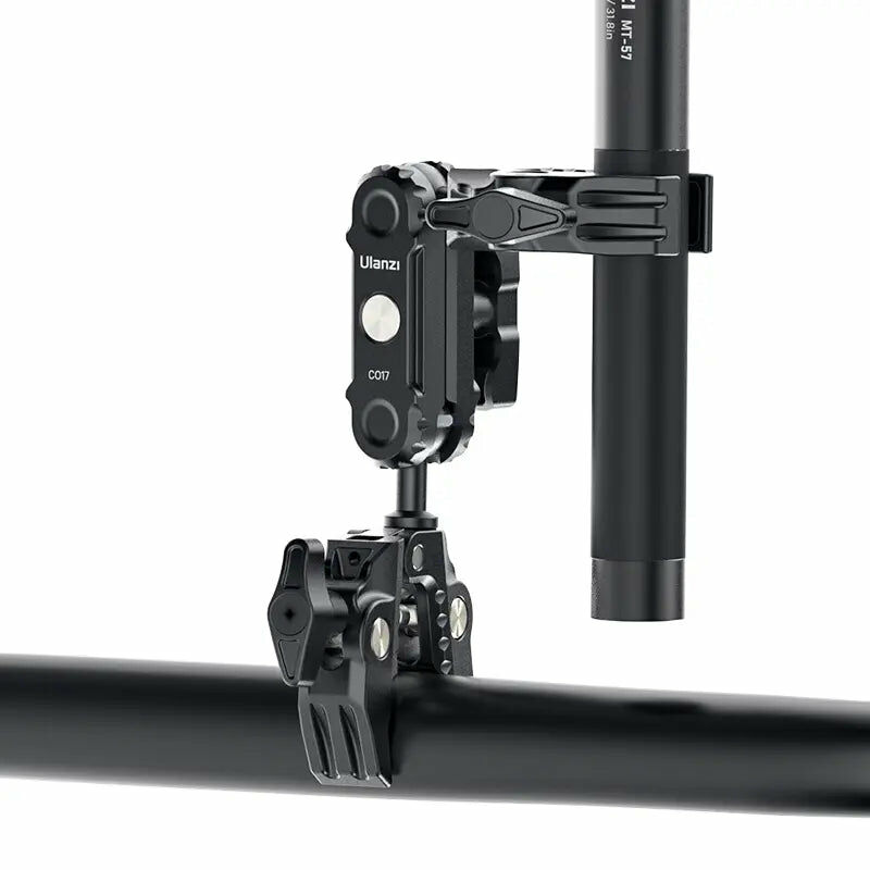 Ulanzi C017 Super Clamp With Dual Ballhead แคลมป์ ตัวหนีบสำหรับล็อคติดอุปกรณ์ต่างๆ