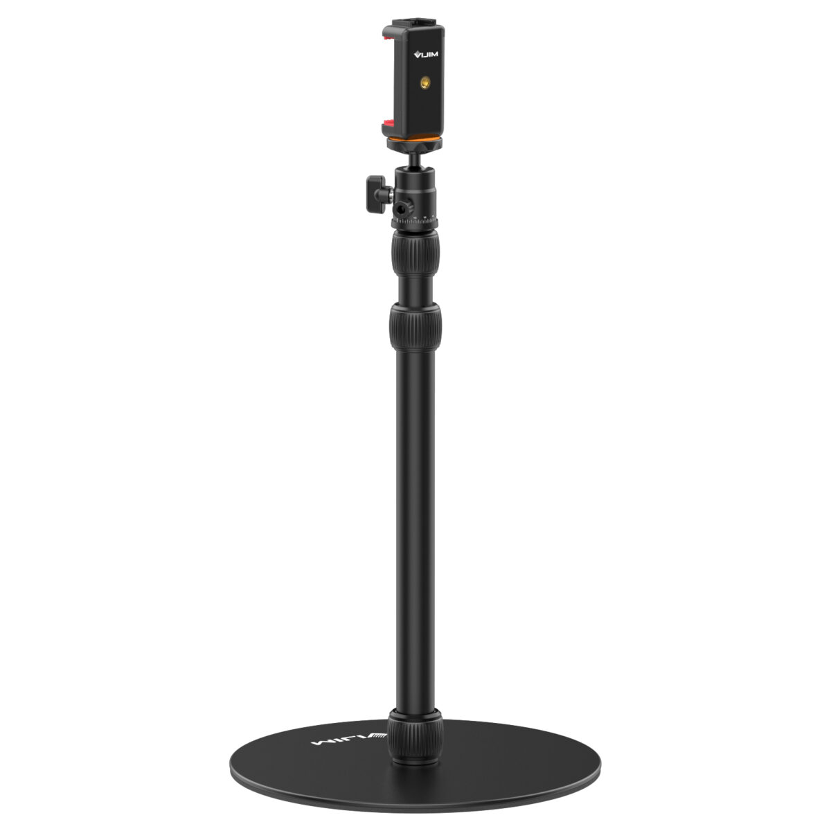 Ulanzi Vijim LS09 Stand With Heavy Round Base And Ballhead Phone Clip GoPro Adapter