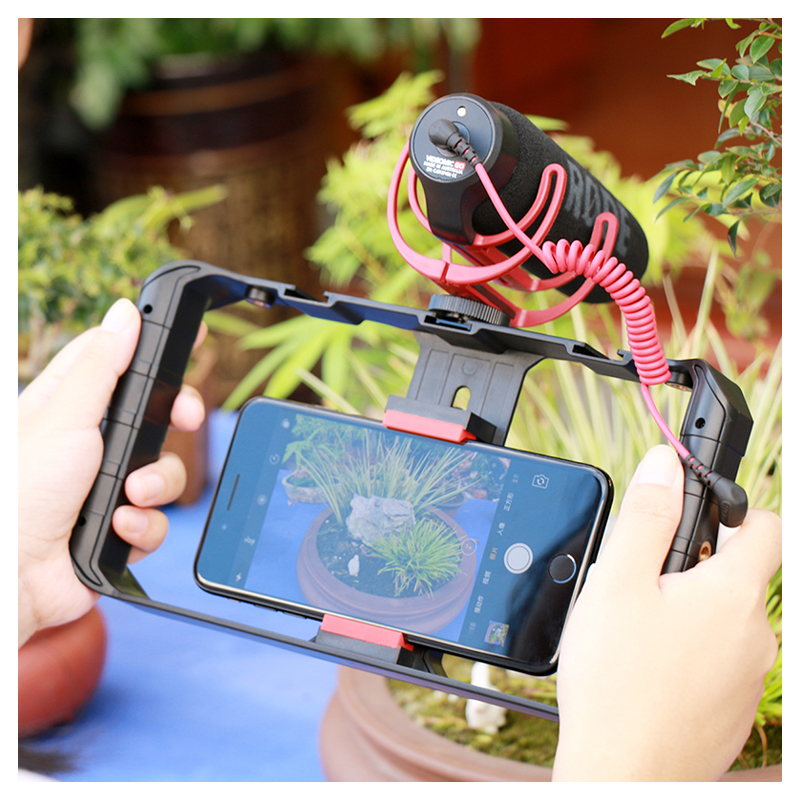 Ulanzi U-Rig Smartphone Video PRO ที่จับกันสั่น สำหรับมือถือ พร้อมช่องฮอตชูสำหรับใส่อุปกรณ์เสริม