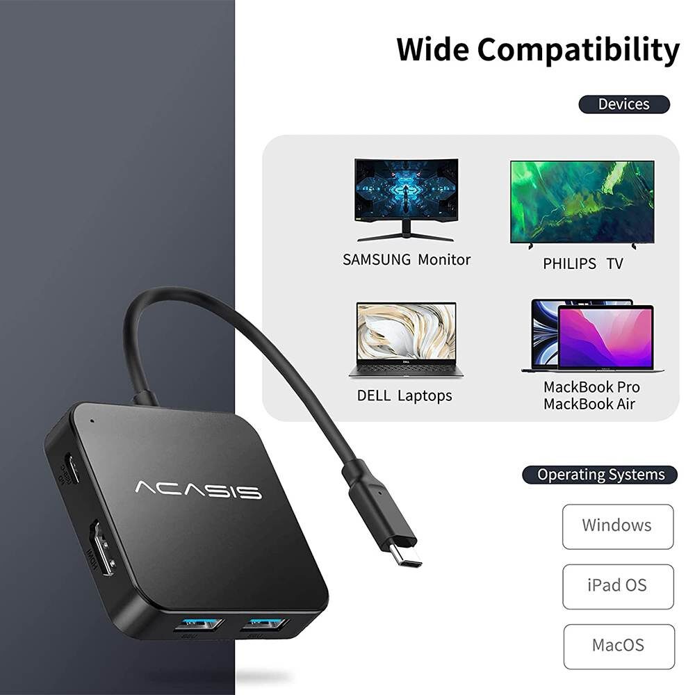 ACASIS6in1USBCHubMultiportAdapter HC31