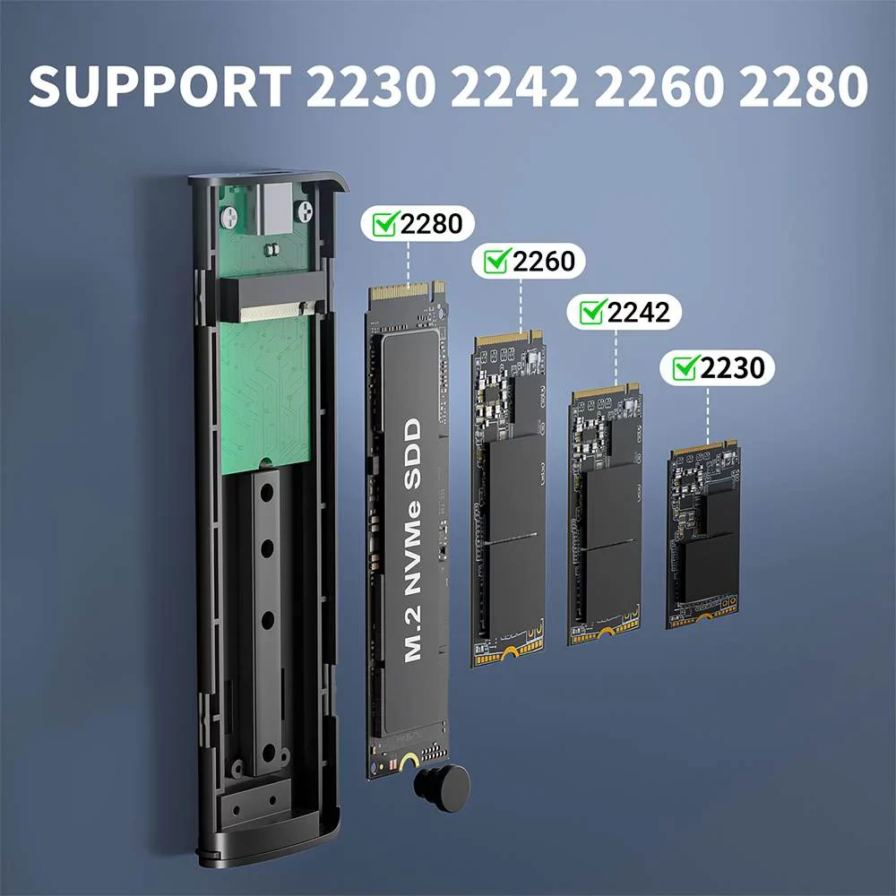 AcasisM.2NVMe10GbpsTool FreeSSDEnclosureAdapter