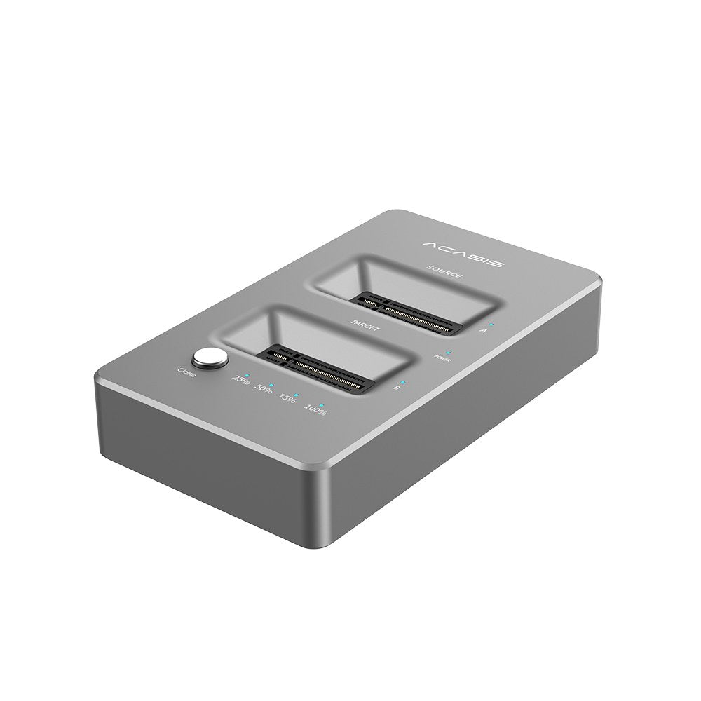Acasis M03 NVMe M.2 Duplicator Dual Bay Offline Clone USB C to NVME Docking Station