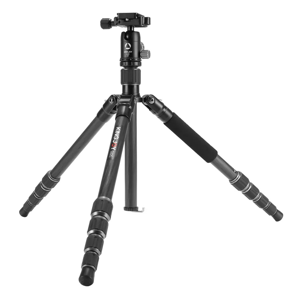 Kingjoy G22C G00 Carbon Fiber Light tripod Kit