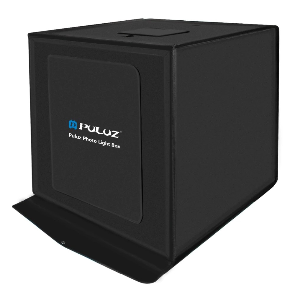 Puluz 60x60 CM กล่องไฟถ่ายภาพ พร้อมไฟ LED 2 แผง ปรับไฟได้ Light room 60 CM