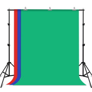Puluz ชุดฉากหลังสตูดิโอ Green screen Puluz PKT5204 ขนาด 2X2 เมตร แถมฟรี ผ้าฉาก เขียว แดง น้ำเงิน