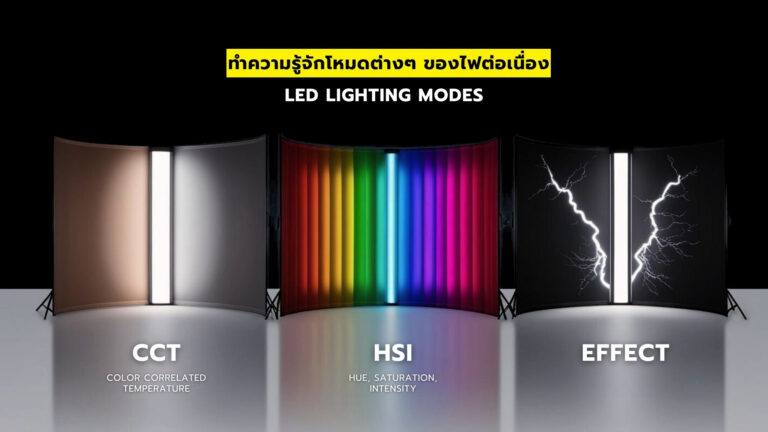 Led Lighting Modes Cct Hsi Effect