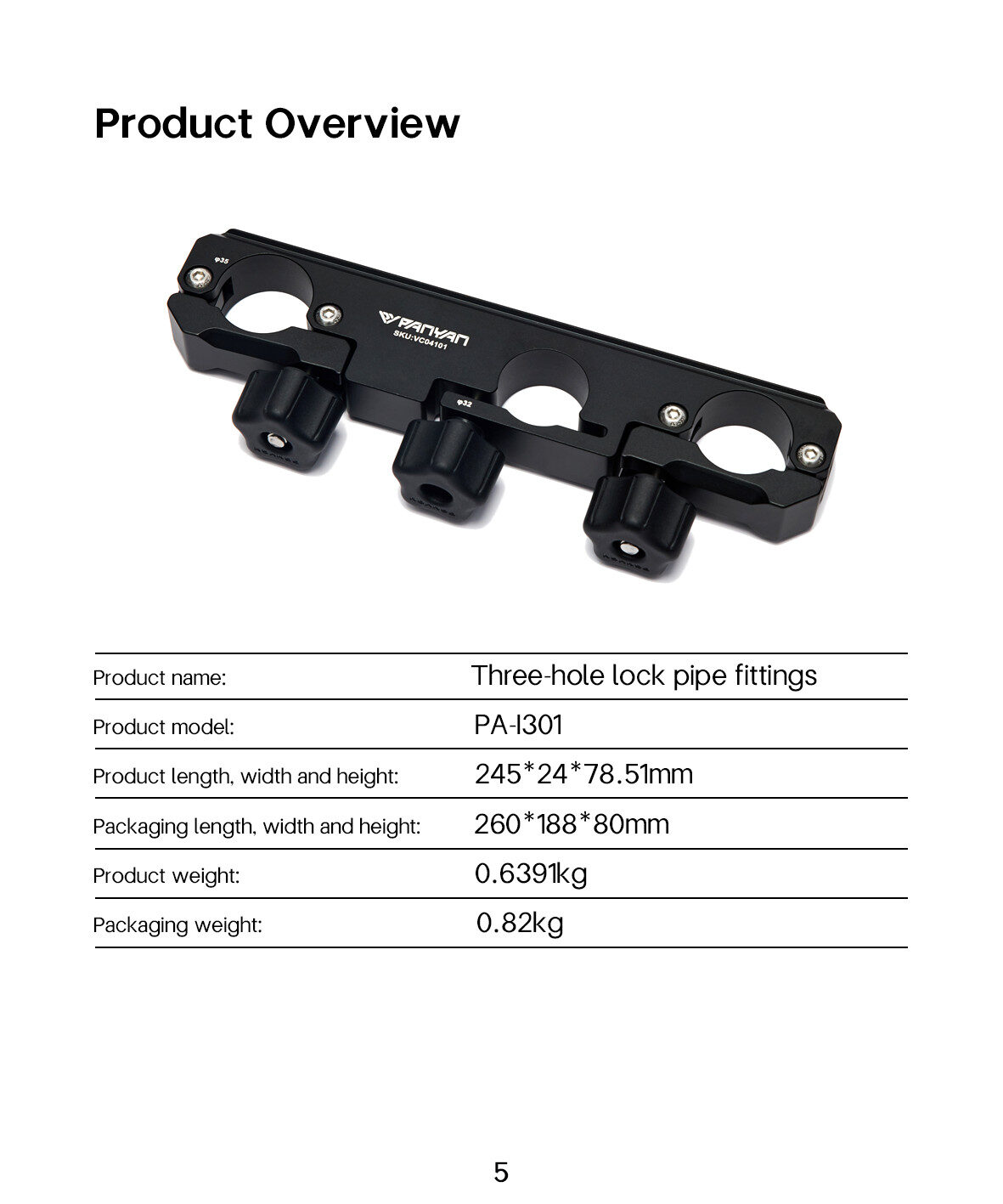 ACC PANYAN CLAMP PA I301 (2)