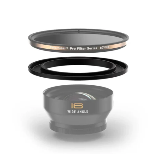 Fotorgear filter adapter on additional phone lens 1131539451