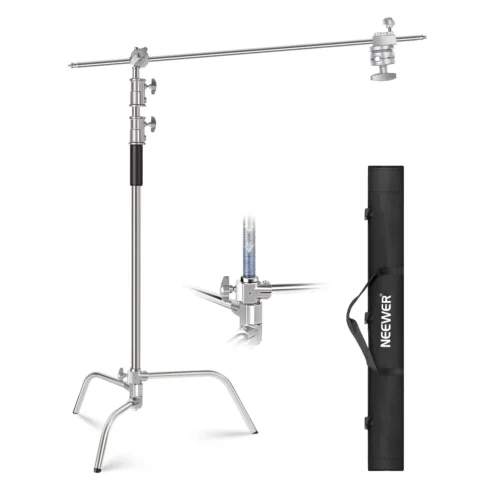 NEEWER 10ft/305cm Professional Stainless Steel C Stand