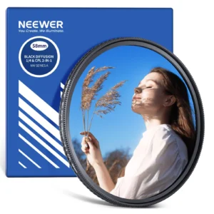 NEEWER 2in1 CPL Filter + 1/4 Black Mist Filter ฟิลเตอร์กล้อง DSLR/Mirrorless ลดแสงสะท้อน แสงนุ่มฟุ้ง