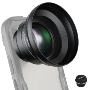 NEEWER LS-66 Telephoto Lens เลนส์มือถือ เลนส์ซูม ถ่ายนก อัตราขยายภาพ 1.7X พร้อมเลนส์ฮูดมือถือ Mobile Lens