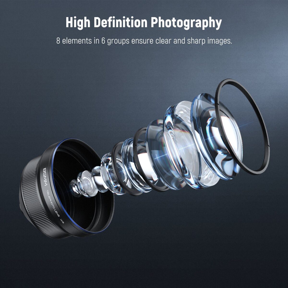 NEEWER LS 59 85mm HD Telephoto Phone Lens (4)
