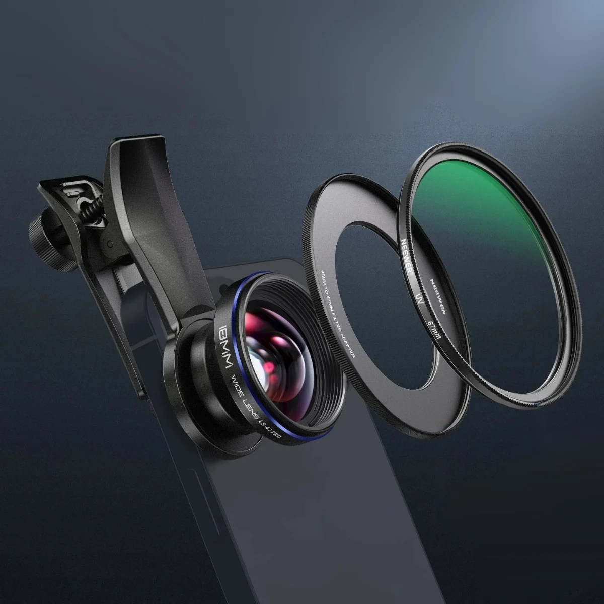 Neewer LS42 Pro 18mm HD 100° Wide Angle Lens with 17mm Thread (10104553) (17)