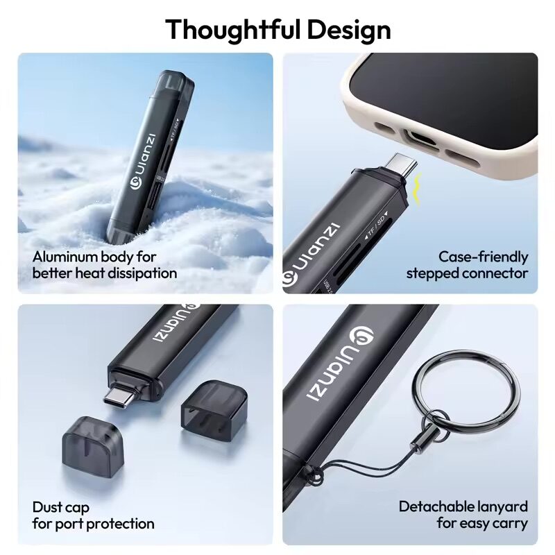 Ulanzi CR1 3 in 1 USB Card Reader ตัวอ่านการ์ด