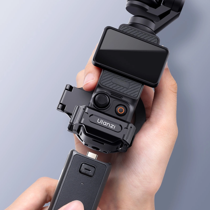 Ulanzi PM01 Pocket4 Magsafe Expansion Bracket 13_ Ulanzi อะแดปเตอร์แม่เหล็ก PM01 เคส สำหรับกล้อง DJI Osmo Pocket 4P, 4, 3 พร้อมระบบ Magsafe