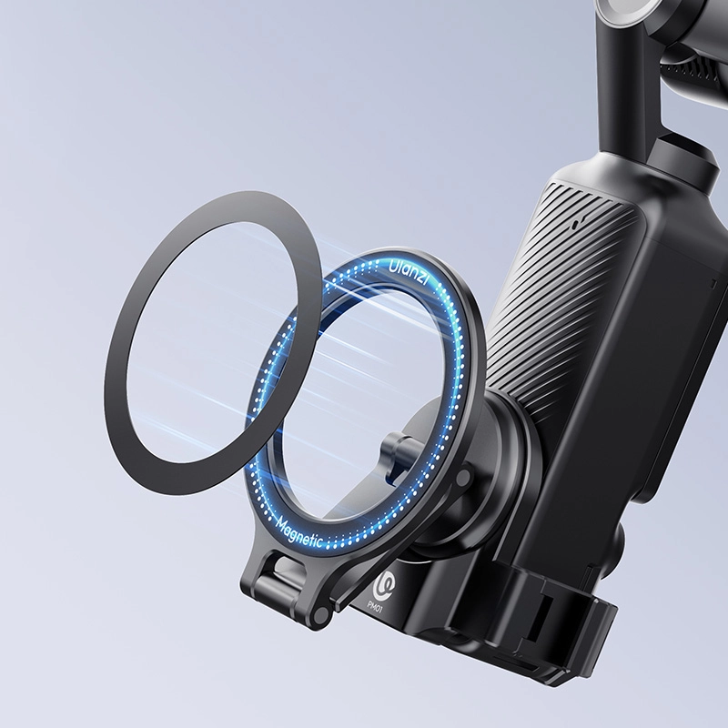 Ulanzi PM01 Pocket4 Magsafe Expansion Bracket 3_ Ulanzi อะแดปเตอร์แม่เหล็ก PM01 เคส สำหรับกล้อง DJI Osmo Pocket 4P, 4, 3 พร้อมระบบ Magsafe