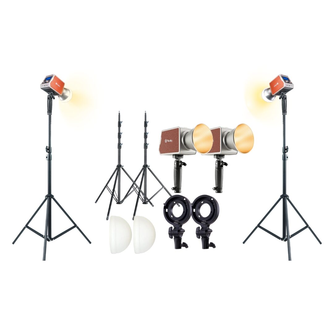 ชุดเซ็ตไฟคู่ 200W Tolifo PL100B Professional Lighting Kit ไฟถ่ายภาพ ไฟถ่ายวีดีโอ ไฟไลฟ์สด