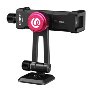Ulanzi MA51 QuickClip Phone Clamp ที่หนีบโทรศัพท์ หัวจับมือถือ แบบปรับได้ พร้อมระบบล็อกเร็ว ขาตั้ง iPhone 17 Pro Max, iPhone 16 Pro Max, iPhone 15 Pro Max,