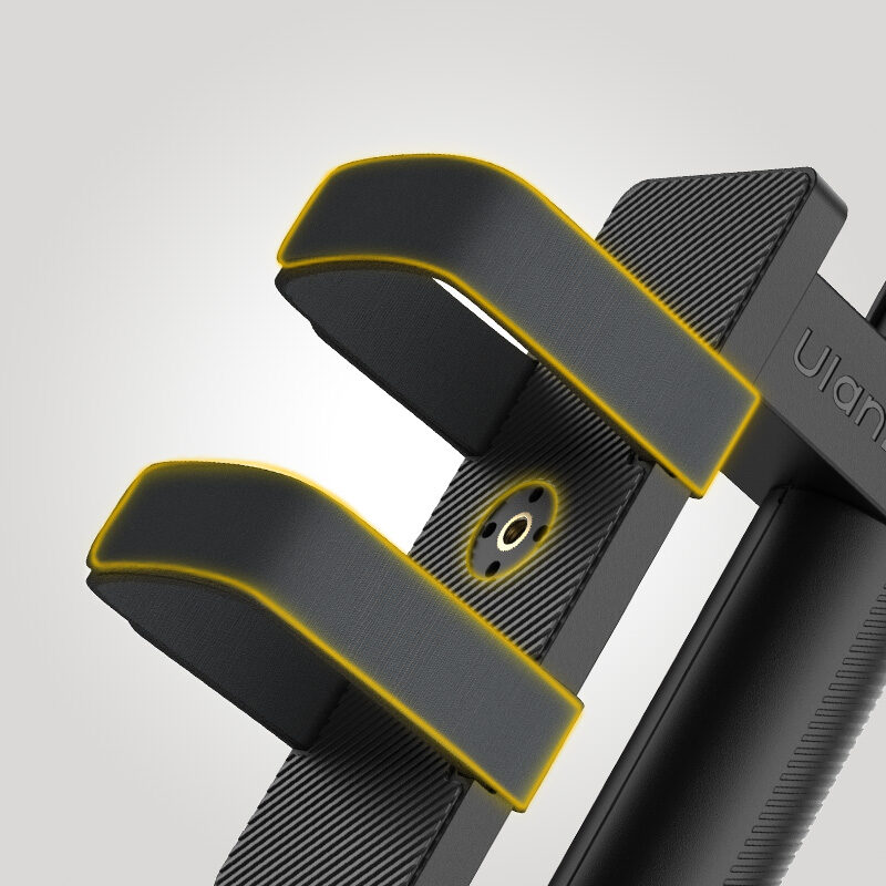 Ulanzi LA06 Light Handle Grip with Power Mount ด้ามจับไฟ LED พร้อมฐานใส่พาวเวอร์แบงค์ แบตสำรอง อเนกประสงค์