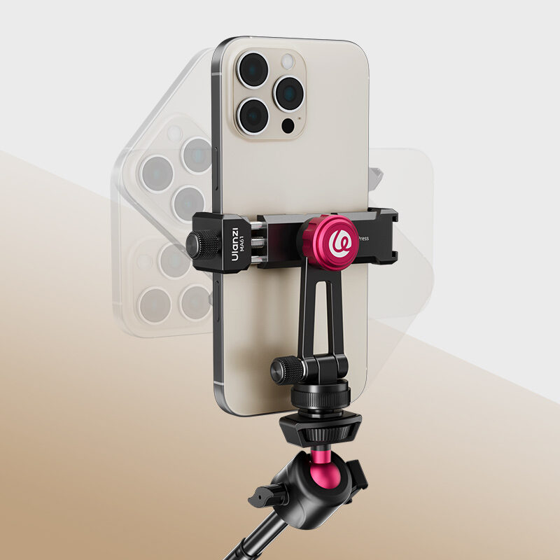 Ulanzi MA61 QuickClip Phone Clamp with Cold Shoe Mount หัวจับมือถือ ระดับมืออาชีพ พร้อมระบบ Quick Adjust และ Cold Shoe Mount