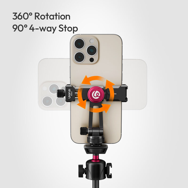 Ulanzi MA61 QuickClip Phone Clamp with Cold Shoe Mount หัวจับมือถือ ระดับมืออาชีพ พร้อมระบบ Quick Adjust และ Cold Shoe Mount