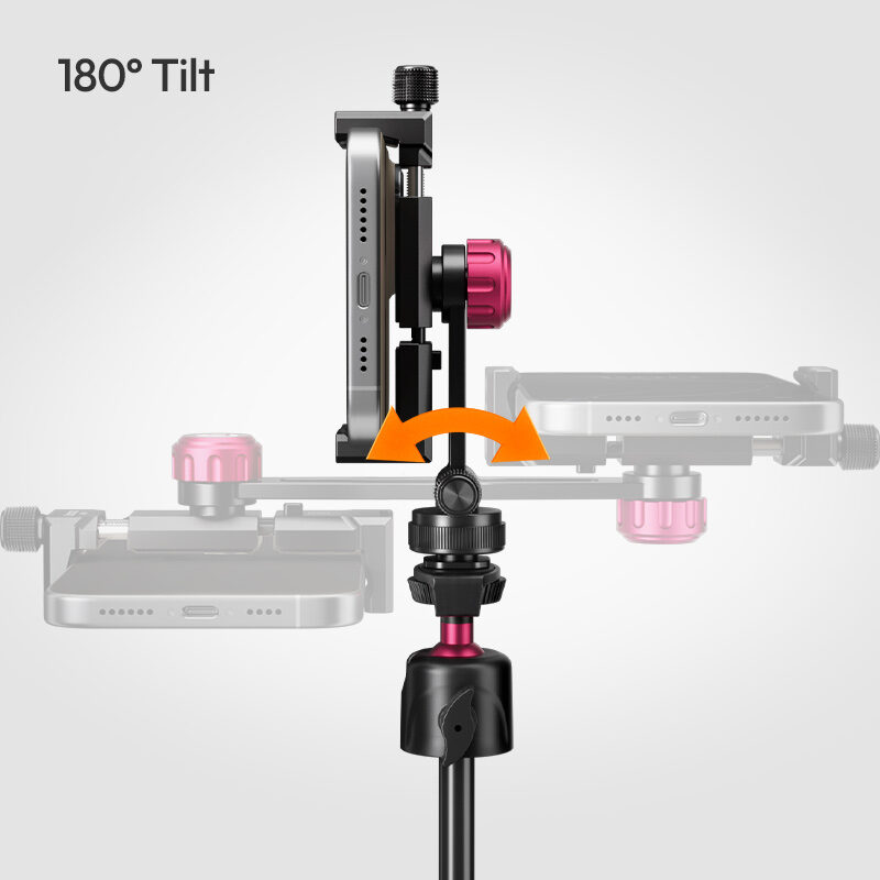 Ulanzi MA61 QuickClip Phone Clamp with Cold Shoe Mount หัวจับมือถือ ระดับมืออาชีพ พร้อมระบบ Quick Adjust และ Cold Shoe Mount