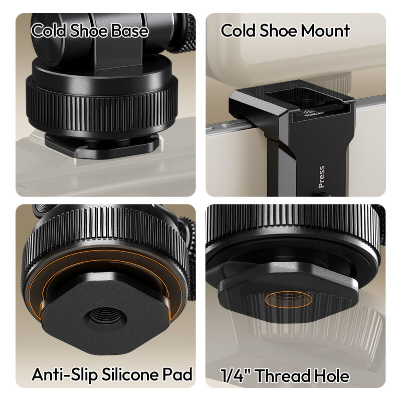 Ulanzi MA61 QuickClip Phone Clamp with Cold Shoe Mount หัวจับมือถือ ระดับมืออาชีพ พร้อมระบบ Quick Adjust และ Cold Shoe Mount