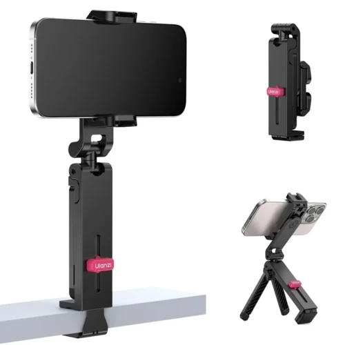 Ulanzi MA89 Phone Holder Mount with Clamp ขาตั้งมือถือ ที่วางโทรศัพท์แบบหนีบ ไม้เซลฟี่ 3in1