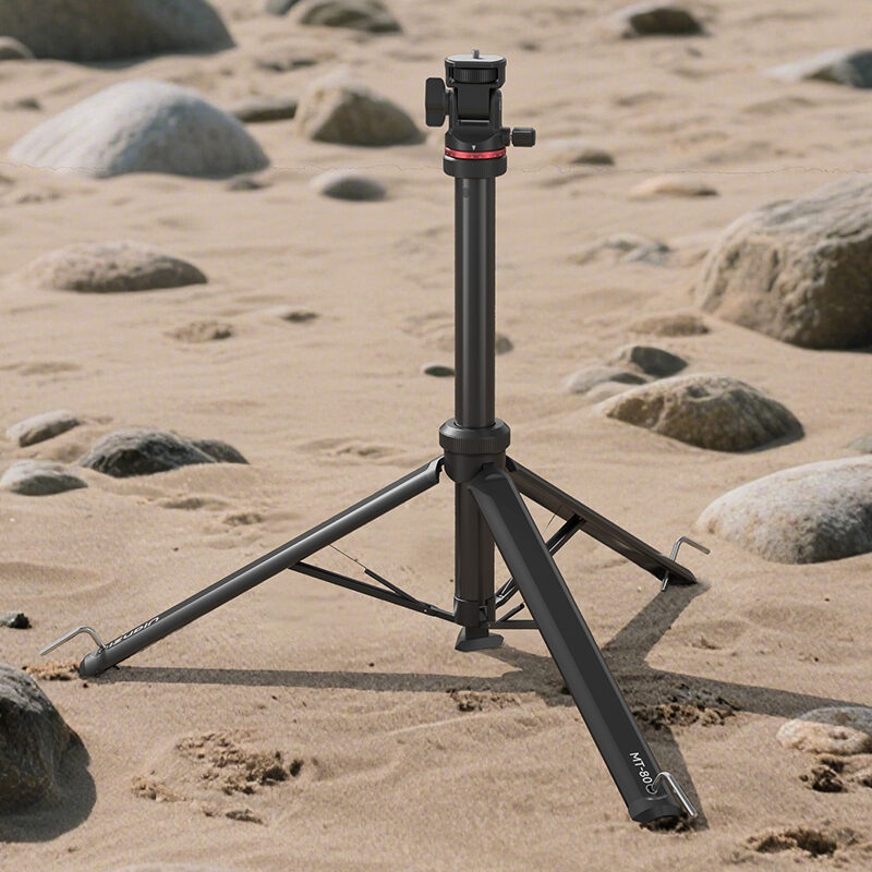 Ulanzi MT 80 Auto Open Tripod ขาตั้งกล้อง กางอัตโนมัติ ขาตั้งมือถือ ไม้เซลฟี่ ขาตั้ง 2 เมตร