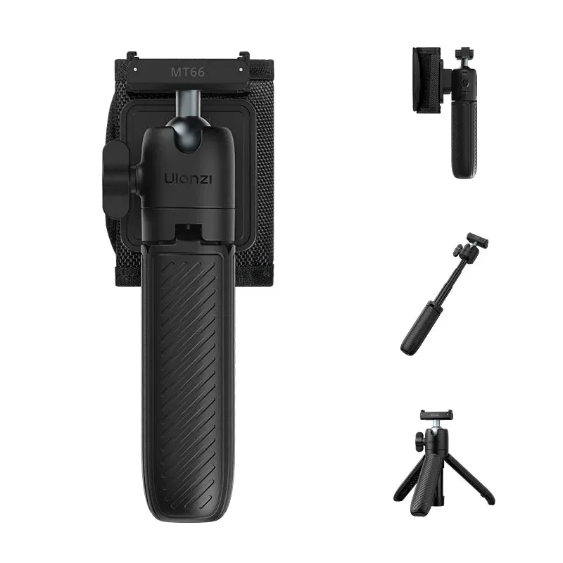 Ulanzi MT66 ClipMate Tripod with Action Connector ขาตั้งกล้อง อเนกประสงค์ 3in1 พร้อม DJI Action 5 Pro Mount และ Velcro Strap