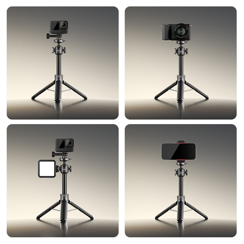Ulanzi MT90 Cka Quick Release Tripod ขาตั้งกล้อง 2in1 ขาตั้งมือถือ น้ำหนักเบา 189g พร้อมไม้เซลฟี่ รองรับ 1.5kg