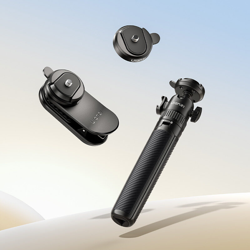 Ulanzi MT90 Cka Quick Release Tripod ขาตั้งกล้อง 2in1 ขาตั้งมือถือ น้ำหนักเบา 189g พร้อมไม้เซลฟี่ รองรับ 1.5kg