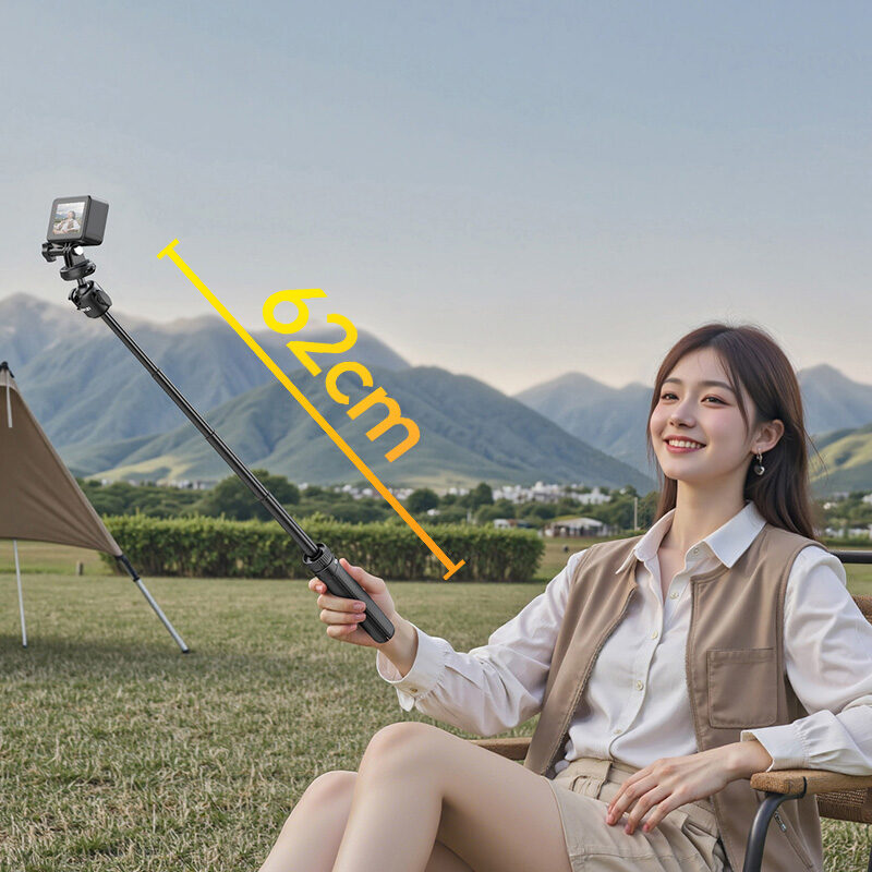 Ulanzi MT90 Cka Quick Release Tripod ขาตั้งกล้อง 2in1 ขาตั้งมือถือ น้ำหนักเบา 189g พร้อมไม้เซลฟี่ รองรับ 1.5kg