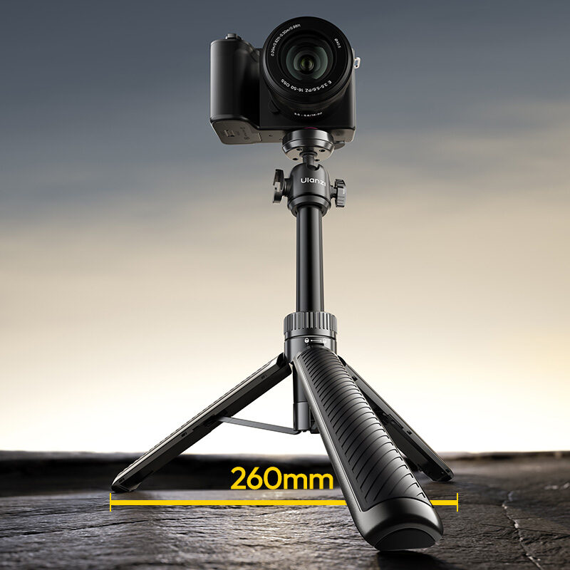 Ulanzi MT90 Cka Quick Release Tripod ขาตั้งกล้อง 2in1 ขาตั้งมือถือ น้ำหนักเบา 189g พร้อมไม้เซลฟี่ รองรับ 1.5kg