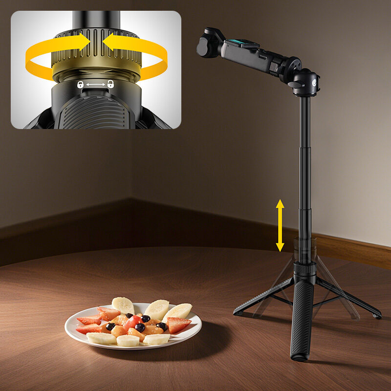 Ulanzi MT90 Cka Quick Release Tripod ขาตั้งกล้อง 2in1 ขาตั้งมือถือ น้ำหนักเบา 189g พร้อมไม้เซลฟี่ รองรับ 1.5kg