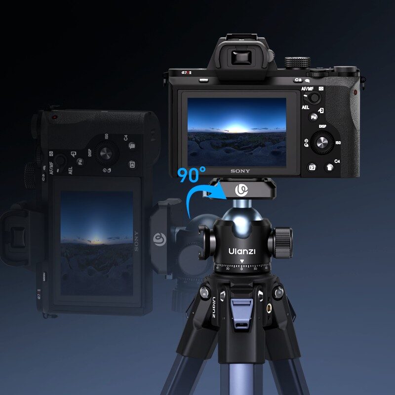 Ulanzi T100 Ball Head UKA Quick Release หัวบอล ขาตั้งกล้อง รองรับน้ำหนักสูงสุด 6kg ระบบปลดเร็ว