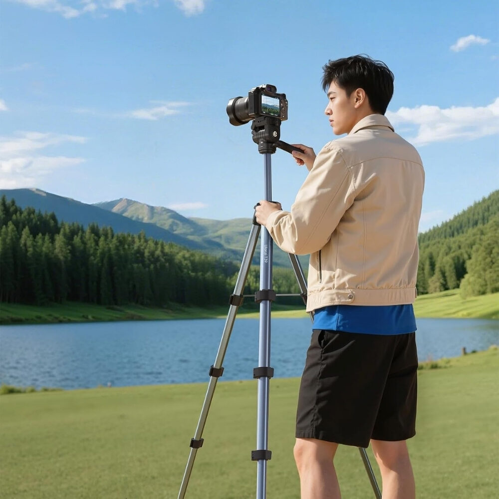 Ulanzi TT39 Professional Camera & Smartphone Tripod ขาตั้งกล้อง ขาตั้งมือถือ น้ำหนักเบา ปรับความสูงได้ 42 155cm รองรับ DSLR (2)
