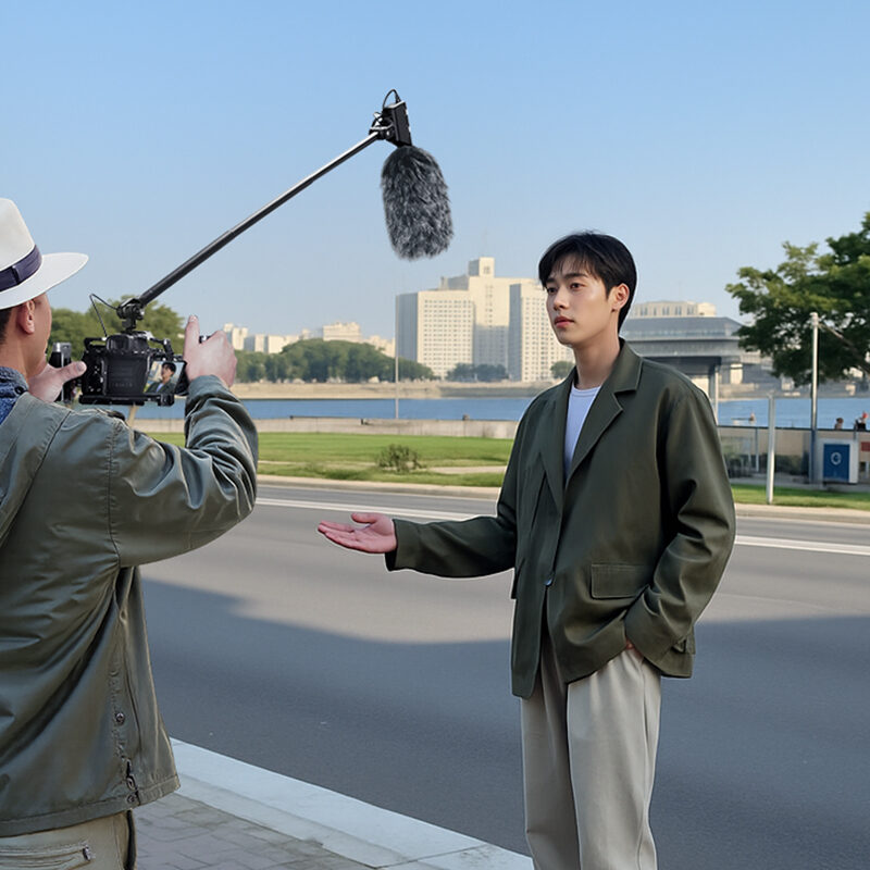 Ulanzi ZJ08 Mic Boom Pole Arm แขนไมโครโฟน แขน Boom ต่อไมค์ ยืดหดได้ ระดับมืออาชีพ
