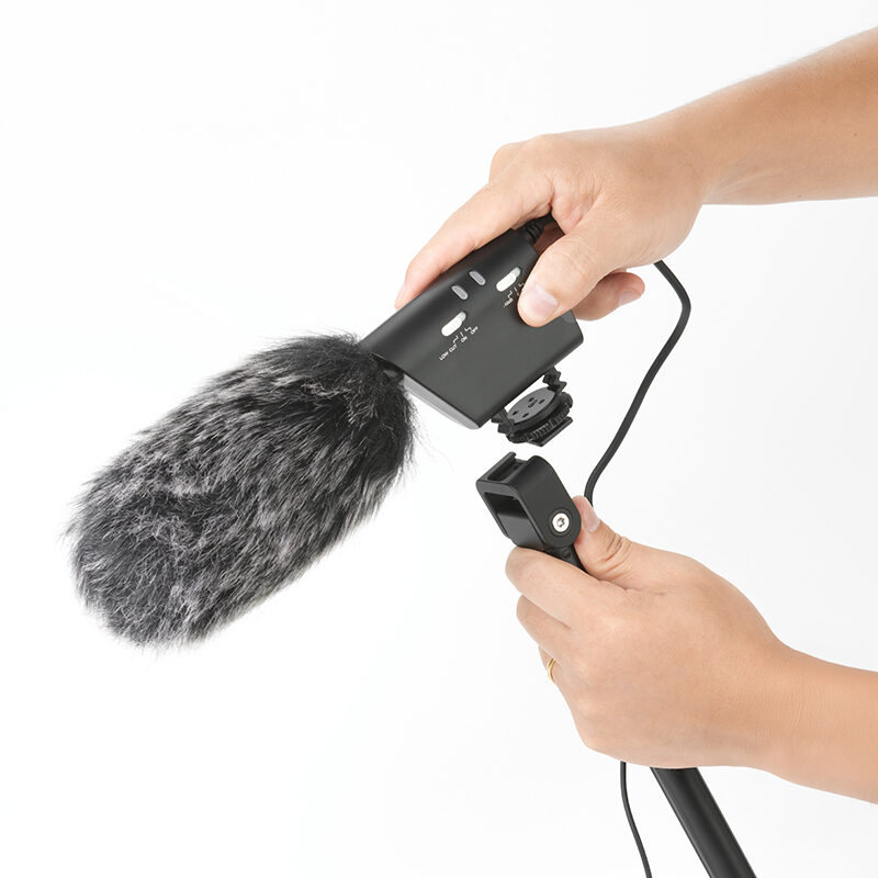 Ulanzi ZJ08 Mic Boom Pole Arm แขนไมโครโฟน แขน Boom ต่อไมค์ ยืดหดได้ ระดับมืออาชีพ
