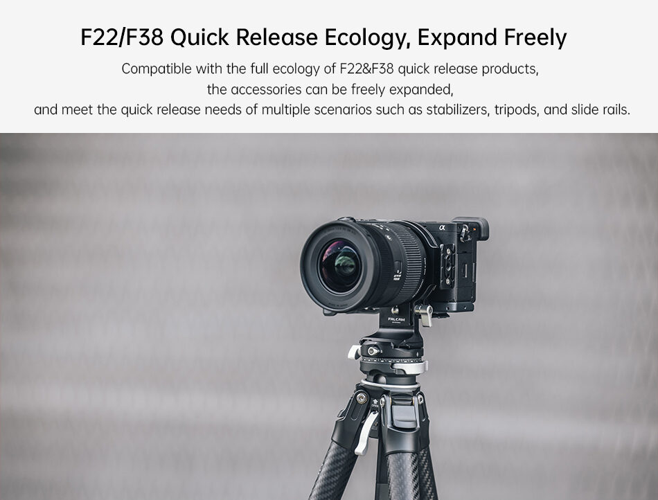 FALCAM F22&F38 Quick Release Bottom Plate for Sony A6700 เพลตต่อยึดกล้องพร้อมระบบปลดเร็ว เพลทปลดเร็ (1)