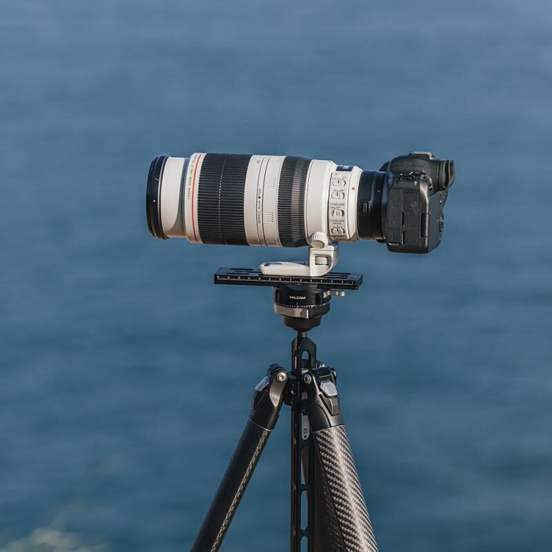 FALCAM TreeRoot R141K 320P Quick Lock Travel Tripod ขาตั้งกล้องคาร์บอนไฟเบอร์สำหรับมืออาชีพ (7)