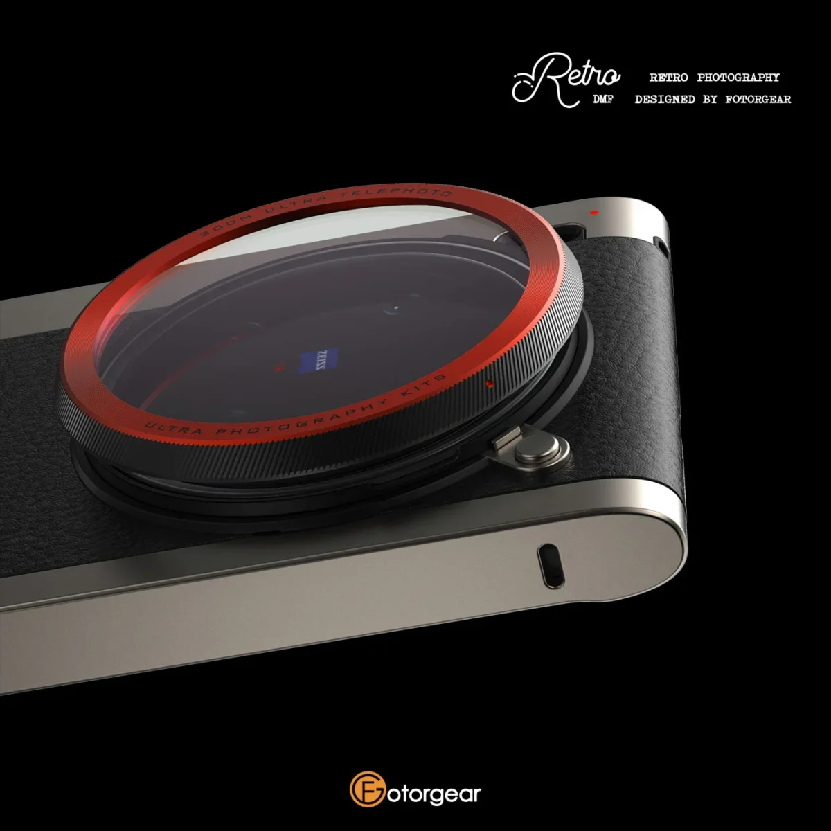 Fotorgear Retro Photography Kit for Vivo X200 Ultra ชุดเคสกล้องวินเทจ สำหรับ Vivo X200 Ultra