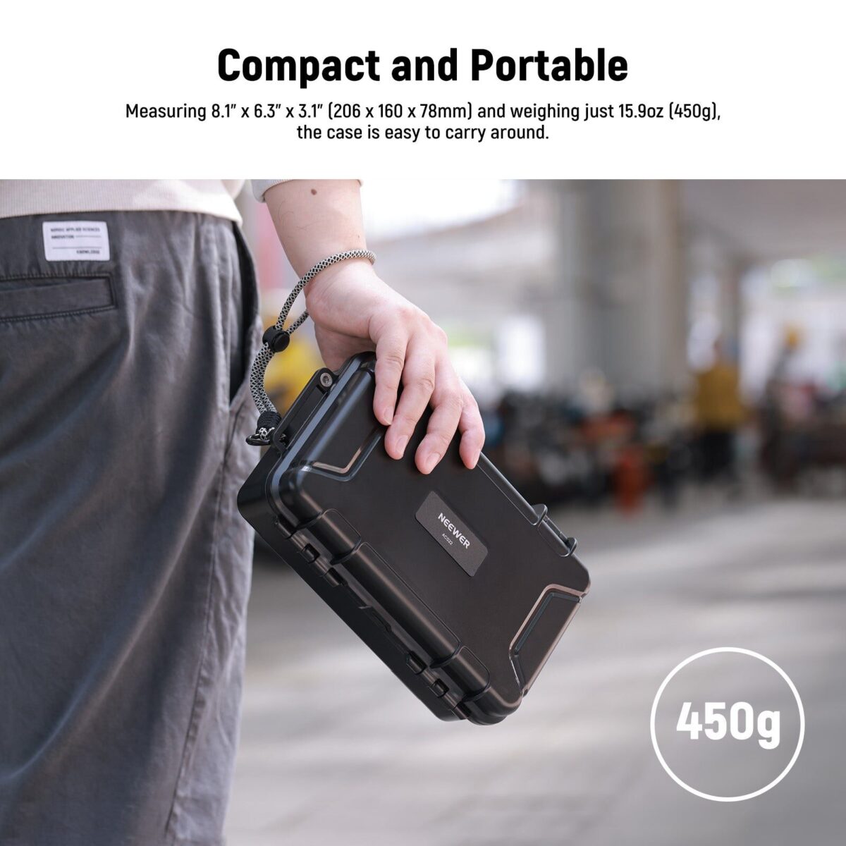 NEEWER AC022 Waterproof Hard Case For DJI Osmo Pocket 3 กระเป๋ากันน้ำแข็งแกร่งระดับ IP67 พร้อมช่องเก็บ 17 ช่อง (5)